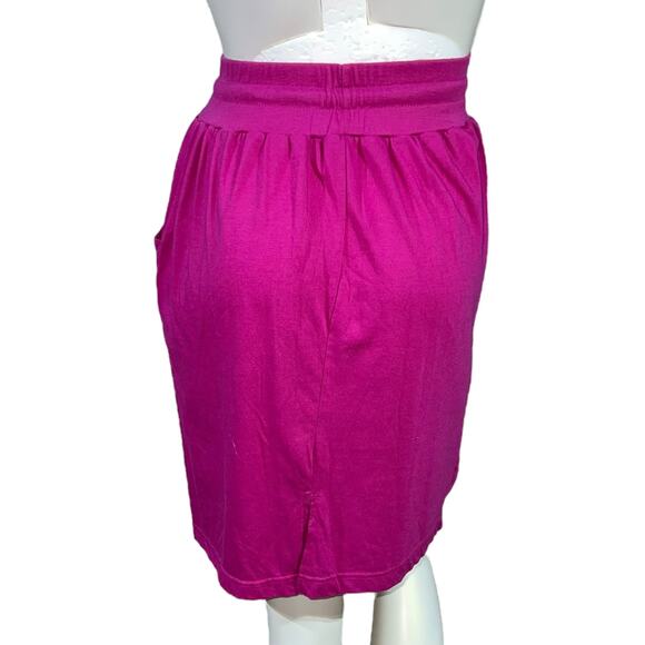 Basic Essentials 90s Pink Skirt, Size Medium, Poly-Cotton Blend, Good Condition - Picture 3 of 12